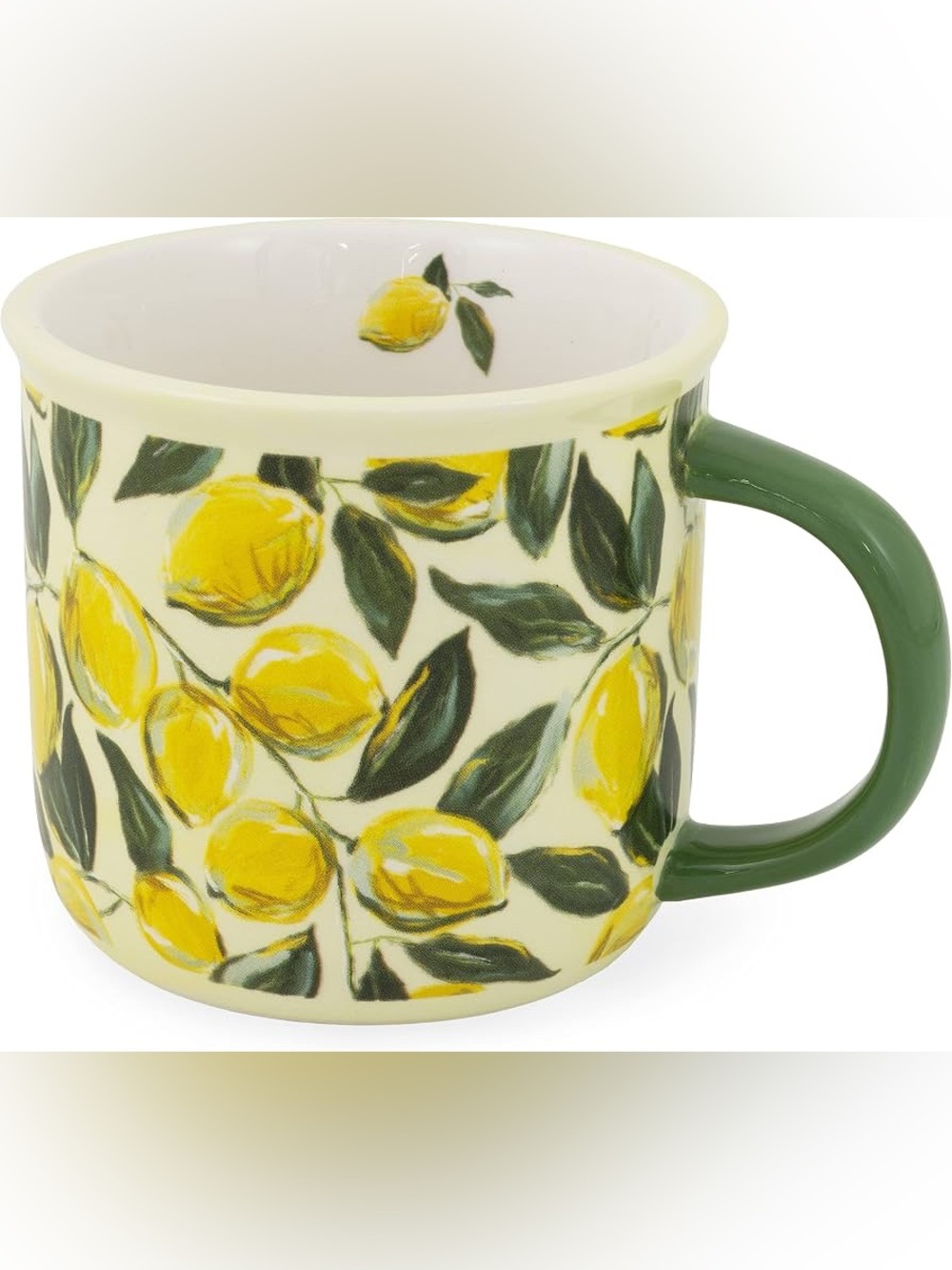 NEW Lemon Ceramic 13 ounce Coffee Tea Mug Cup